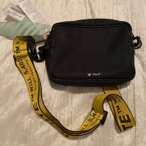Off-white black crossbody bag